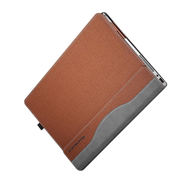 13,3-tommers PU-lærveske for bærbar PC for HP Spectre X360 Business Brown