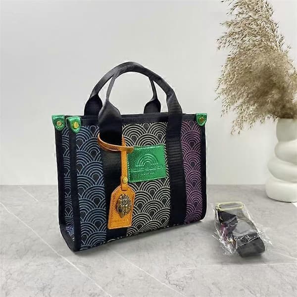 Dam K-G Gradient Stitching Mode Axelväska Crossbody Väska Dam Crossbody Handväska Väskor black