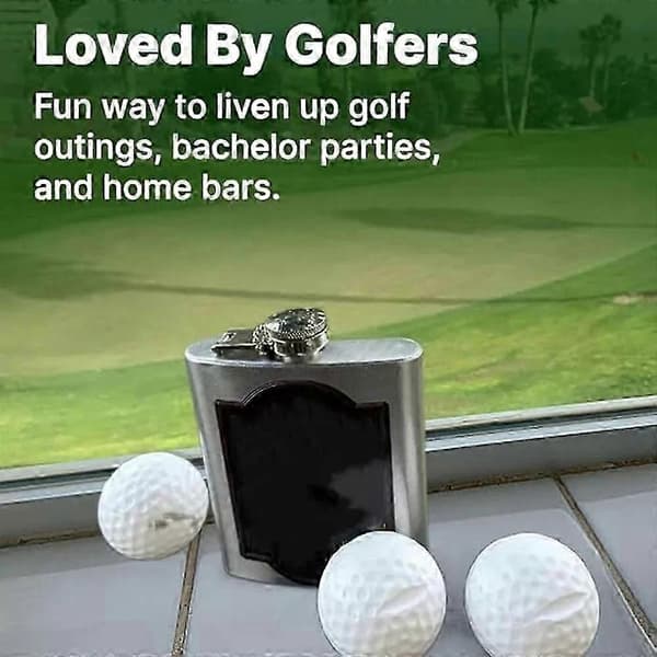 Golfboldformet Shotglas, Cool Golfbold Shotglas Nyhed Bedste Julegave
