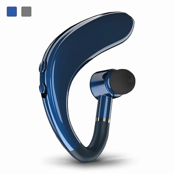 Bluetooth-headset, trådlös Bluetooth-hörsnäcka Blue