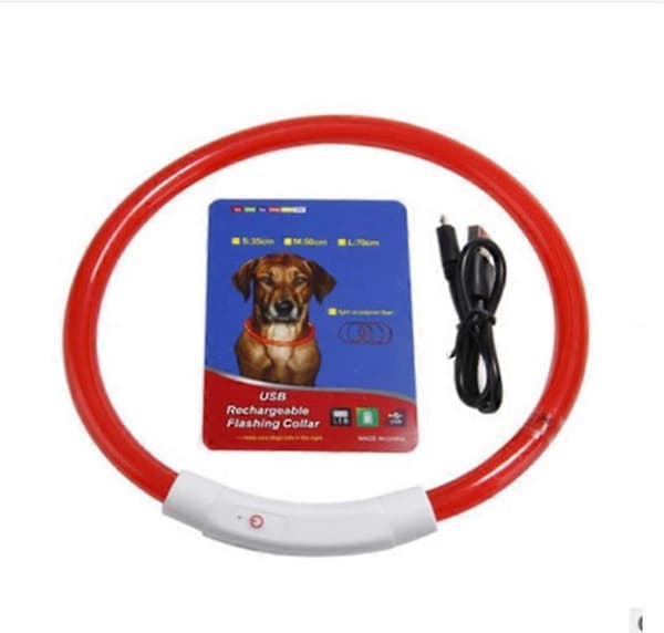 Visio-Pet lyshalsbånd, 40 cm, oransje