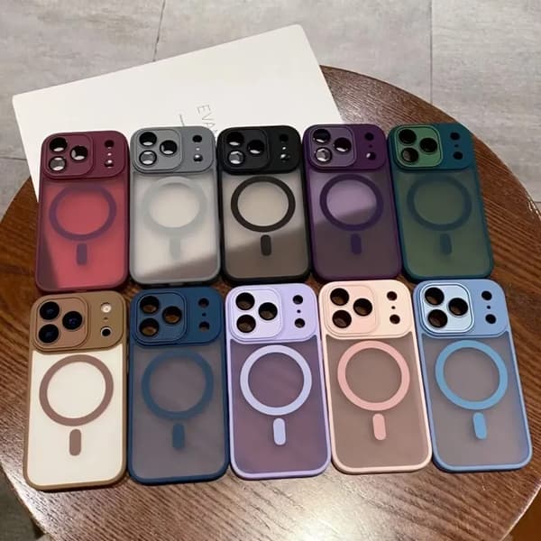 Kompatibel med iPhone 17 PRO MAX Deksel MagSafe TPU - LYSEBLÅ