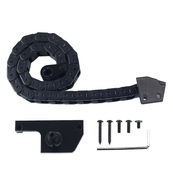 Til Flashforge Adventurer 5X Åben Træk Kæde Kabelbærer 3D Printer Opgraderede Dele til AD5X 3D Printer Black