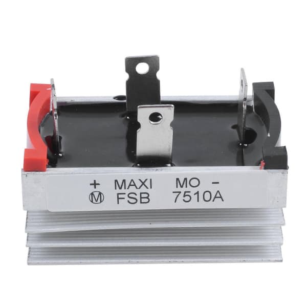 5X Aluminium Køleplade Base Enkeltfaset Broensretter Diode 75A 1000V