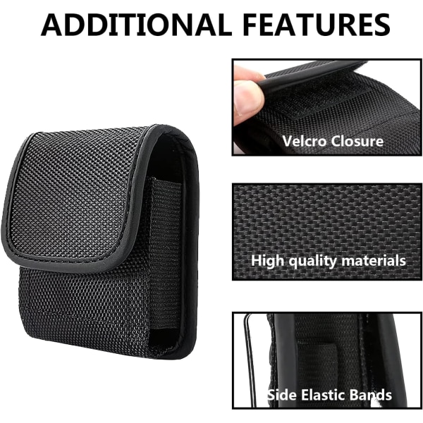 Skyddande phone case med bältesklämma för Samsung Galaxy Z Flip 5G/Z Flip 3 5G (oxford canvas)
