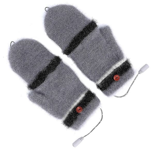 Fingerlösa uppvärmda handskar datorvärmare, USB-driven artritlindring, vintervänlig