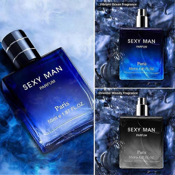 Sexig herrdoft 55ml - Långvarig fräsch charmig cologne studentparfym