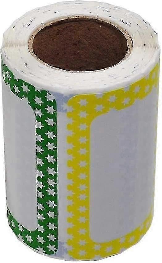 Värikkäät nimilaput - 250 tarraa - 89mm x 57mm