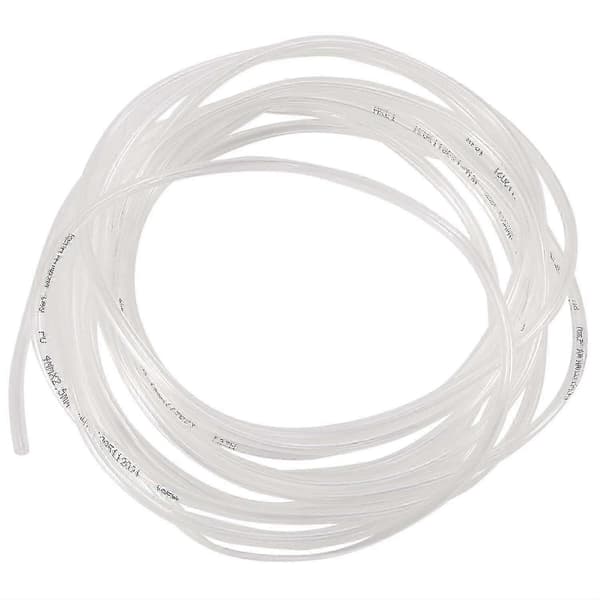 Transparent 4 meter 13.1ft 4mm X 2.5mm Pneumatisk Polyurethan Slange Rør