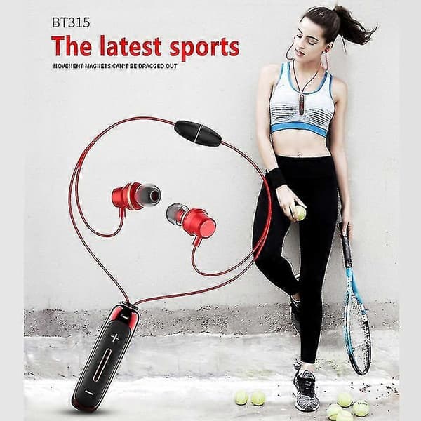 Trådløst headset Bluetooth headset Sport Smart Magnetisk Vandtæt Stereo Trådløst Bluetooth headset Flerfarvet Valgfrit Silver