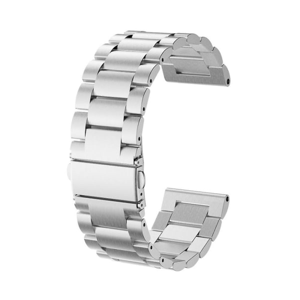 Ruostumattomasta teräksestä valmistettu watch Garmin Fenix ​​3:lle, kolmihelmi taittuva watch hihnan väri Silver Style B Garmin Fenix 3