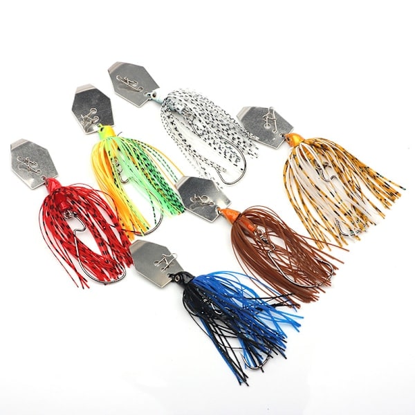6 kpl Kalastusvieheet Joki Kalastus Spinneri 10cm 11g Pyörivät Kalastusvieheet