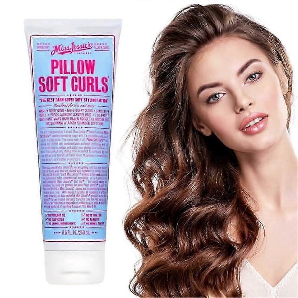 3X Cujmh Soft Curl Lotion 250ml Hårstyling Fuktighetsgivende Krølledefinerende Krem for Kvinner 3PCS