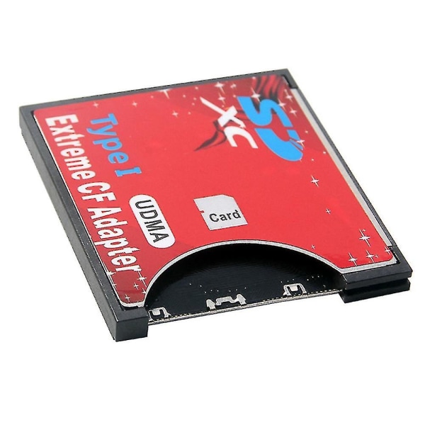 Uusi Sd-Cf-korttikotelo tukee langatonta Wifiä Sd-korttityyppi I -sovitin SLR-kameran punainen