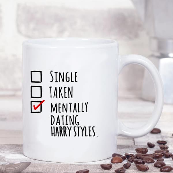 Harry Styles kaffemugg Frukostmugg Rolig kaffemugg 33 cl Inspirerande A