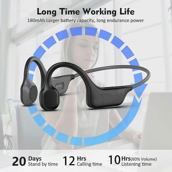 Trådlöst Bluetooth-headset med benledning