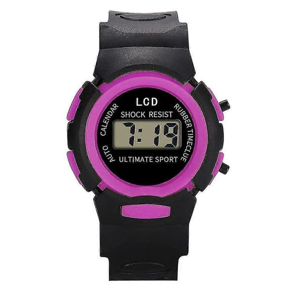 Barnas Led Sport Flash Digital Vanntett Klokke/jenter
