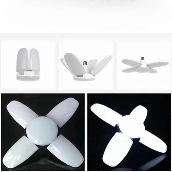E27 LED Garagelampa Vikbar LED-lampa för Veranda Lager Kök