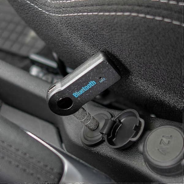 Trådløs lydmottaker med mikrofon for strømming av musikk via Bluetooth AUX-tilkobling