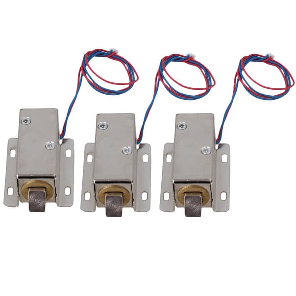 3 STK 12V Elektriske Kontrollåser Tunge Låsmontering Solenoid TFS-A21