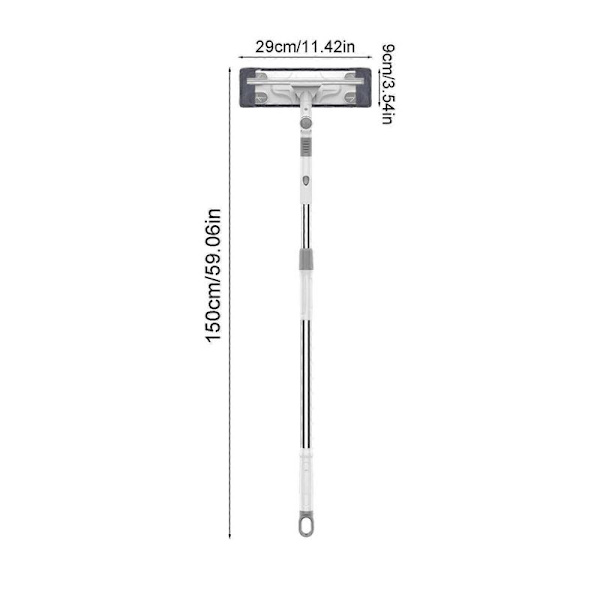 16CM Hånd-Moppe Husholdnings Lazy Moppe Sug Horisontal Moppe Vaskemoppe
