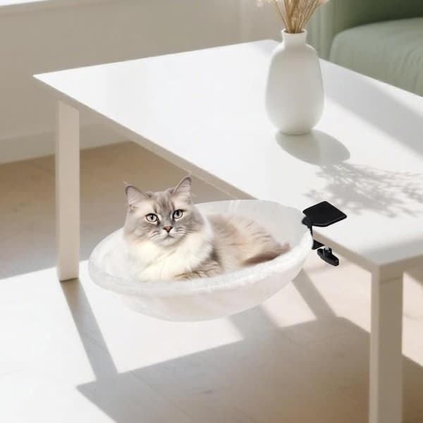 Cat Hammock - Window Hammock for Cats - Hammock for Cat Table and Study with 20 kg Load Capacity - Washable Bed