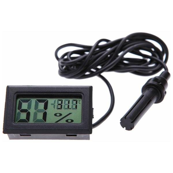 Termometer och hygrometer Minimum elektronisk termometer och hygrometer Digital display termometer och hygrometer med sond