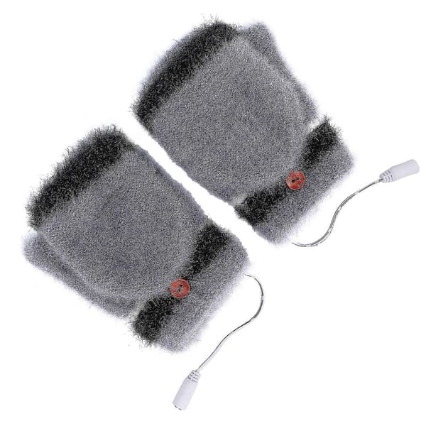 Fingerlösa uppvärmda handskar datorvärmare, USB-driven artritlindring, vintervänlig