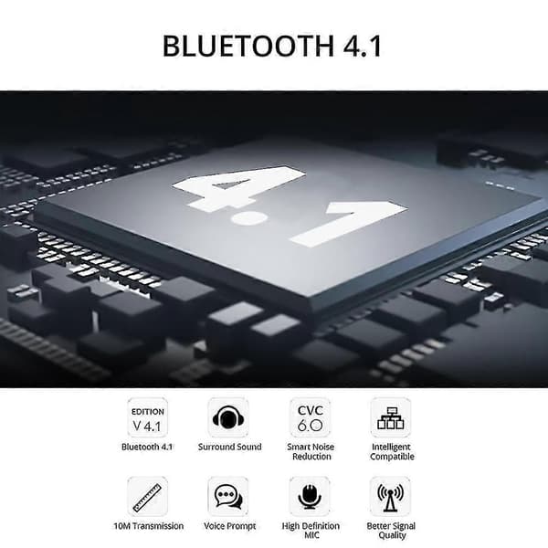 Trådløst headset Bluetooth headset Sport Smart Magnetisk Vandtæt Stereo Trådløst Bluetooth headset Flerfarvet Valgfrit Silver