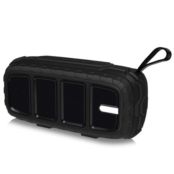 NewRixing NR-5018 Utendørs Bærbar Bluetooth-høyttaler, Støtter Håndfri Samtale / TF-kort / FM / U Disk Black