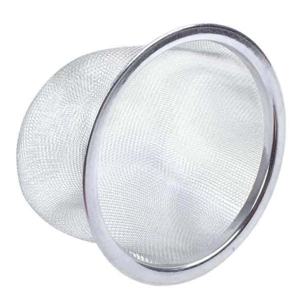 5X Tekande Diameter 80mm Metalnet Teeblade Krydderi Si Kurv Silver tone