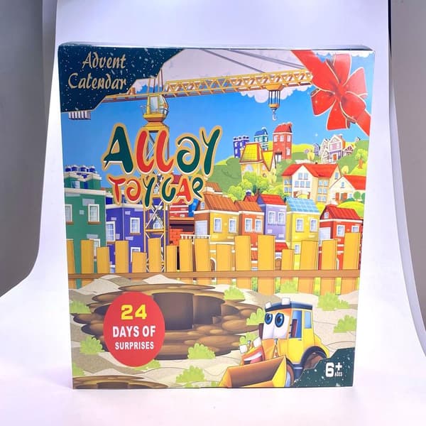 Adventskalender 2023, Billeksaker til børn 2-6 år, Julegave til børn 2 3 4 5 6 år A