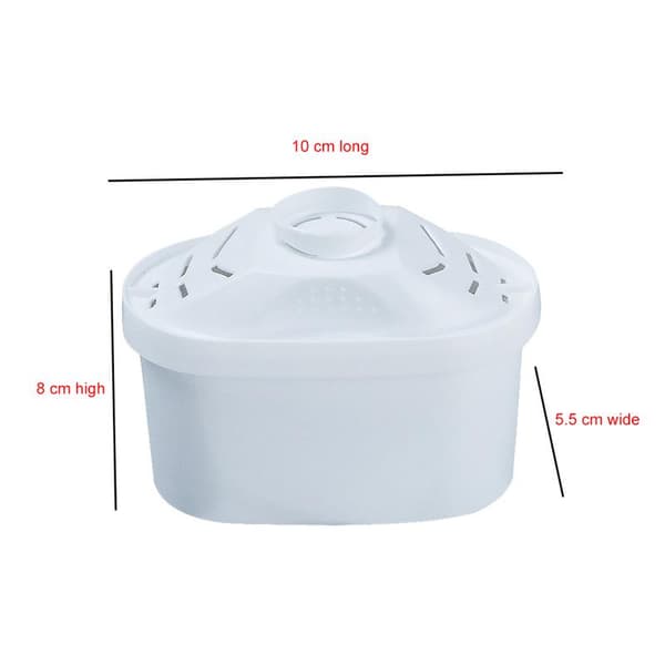 2 vannfilterpatroner kompatible med Brita Maxtra og filterpatroner kompatible med Brita vannfilter 0.8