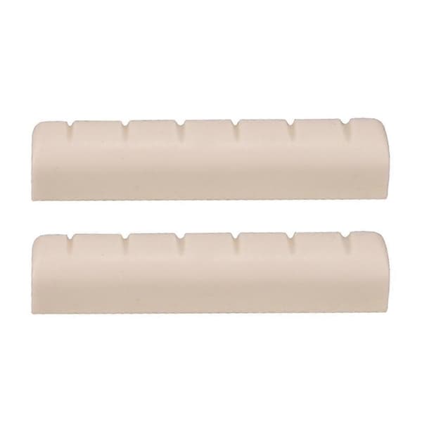 9X 2x Gitar Slotted Nut for Akustisk 6-strengs Gitar Tilbehør i Tre