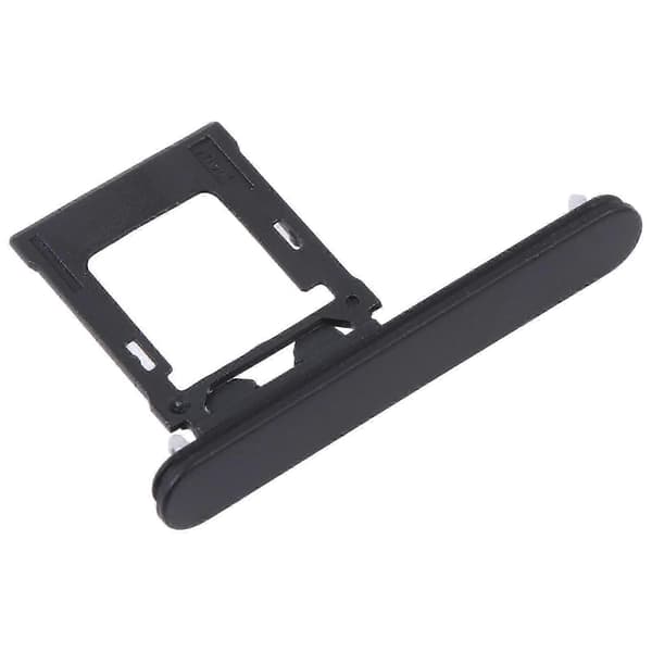 25-26 For Sony Xperia XZ1 Compact KOMPATIBEL SIM-kortskuff + Micro SD-kortskuff Black