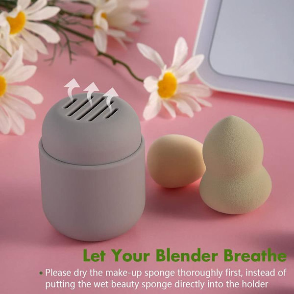 Makeup Svampeholder Makeup Puff Ball Bæreboks$ Makeup