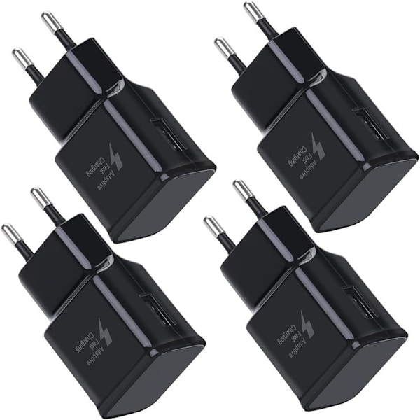 4-pak 5V-2A USB-strømadapterstik Universal hurtigoplader
