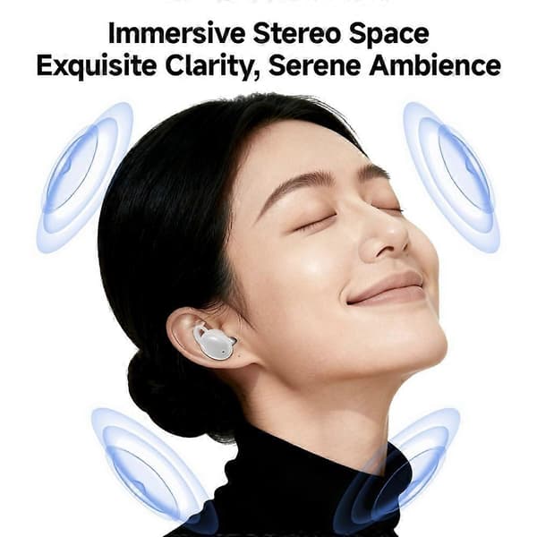 CCA Sleep Smart ANC støyreduserende ørepropper 6 mm dynamisk driver In-Ear Bluetooth-kompatible 5.4 Stereo soveøretelefoner Blue