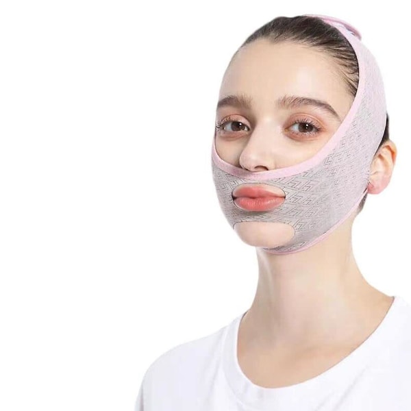 Beauty Face Sculpting Sleep Mask, V Line lyftmask Facial Slimming Strap As shown