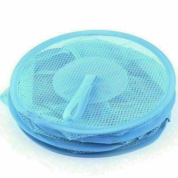 Hengende Oppbevaringspose 3-Lags Mesh Barneromsorganisator Baderom blue