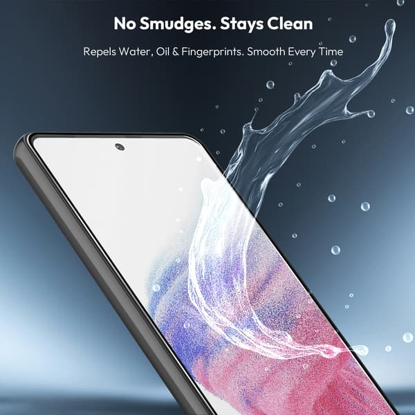2-pack Samsung A53 Screen Protector - Tempered Glass | [Automatic Installation] - Bubble-Free Samsung A53 (5G) Samsung A53