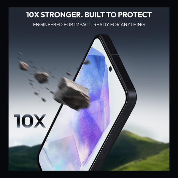 2-pack Samsung A55 Screen Protector - Tempered Glass | [Automatic Installation] - Bubble-Free Samsung A55
