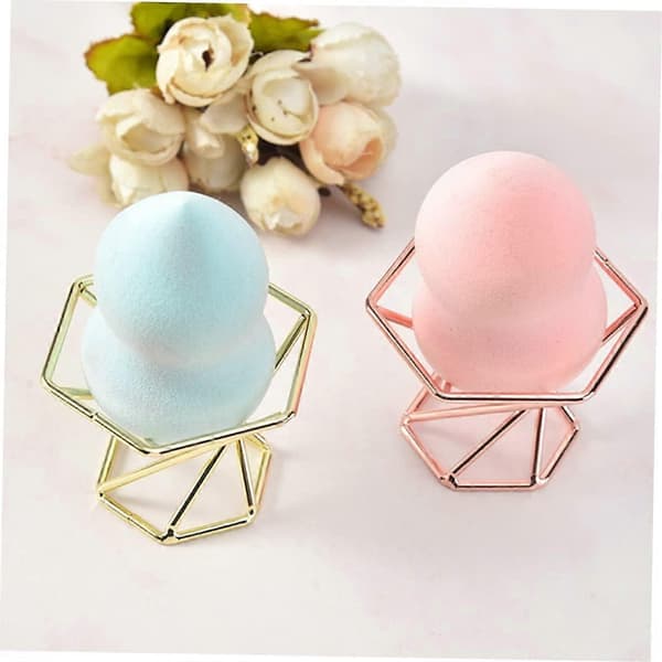 2 stk Pudderpuffholder Stativ Puff Stativ Makeup Puff Oppbevaringshylle Pudderpuff Stativ Pudderpuffholder