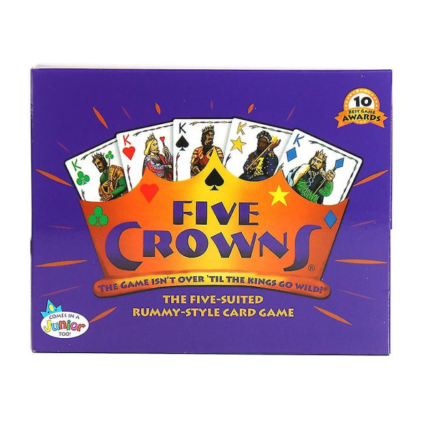 Fem kronor kortspel Klassiskt roligt familjefest Rummy Style Poker Brädspel