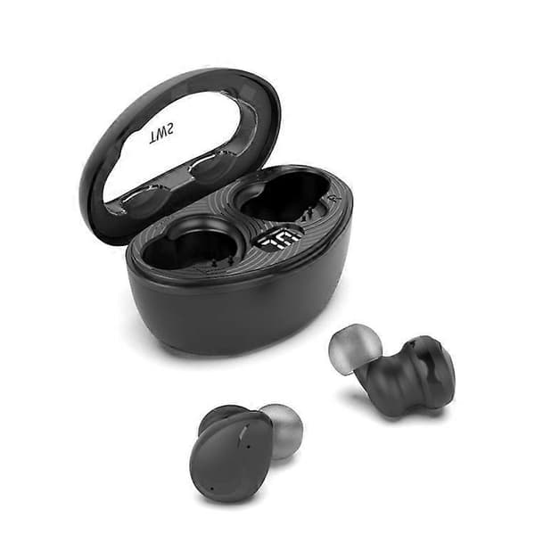 Mini trådløst Bluetooth-hodesett med ladet strømdisplay ENC Black