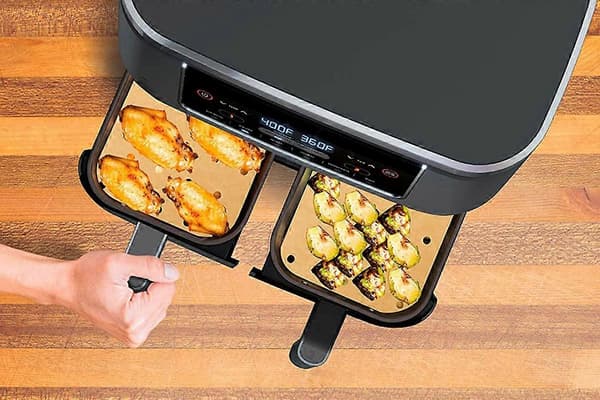 100 st oljesäkert runt airfryer-papper för bakning och matlagning Brown One Size