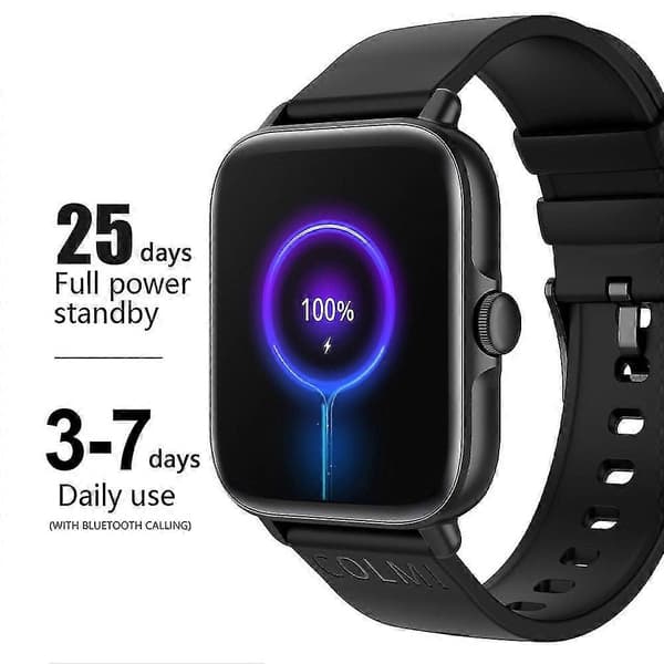 Bluetooth svara samtal smartklocka män ip67 vattentät kvinnor ringa samtal smartwatch gts3 gts 3 för Android iOS-telefon Pink