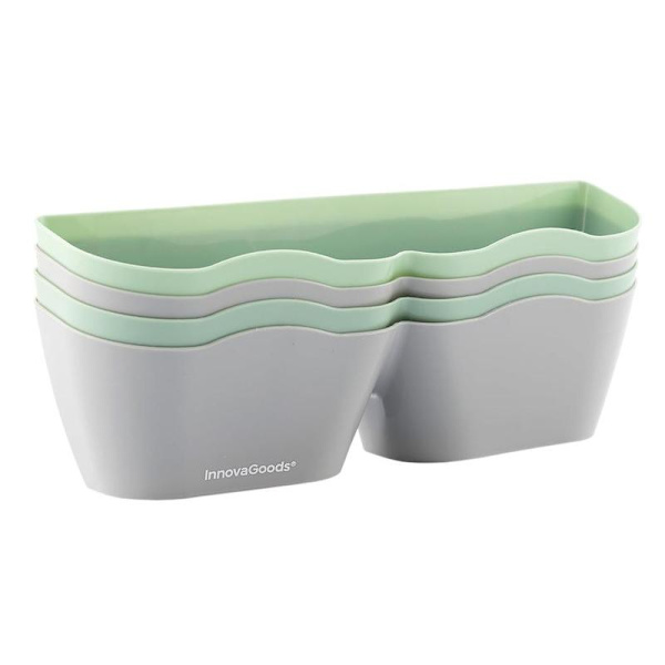 Sko-holder, Selvklebende - 4-pakning gray