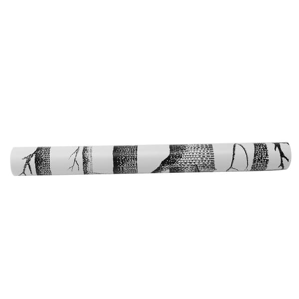 2X Svart Vit Björk Träd Tapet för Sovrum Modern Design Vardagsrum Väggpapper Rulle Rustik Skog Trä Tapeter
