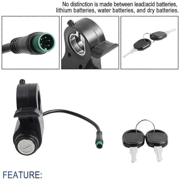 For G2 Max/G2 Pro Scooter 5-Pin Throttle Lock Key